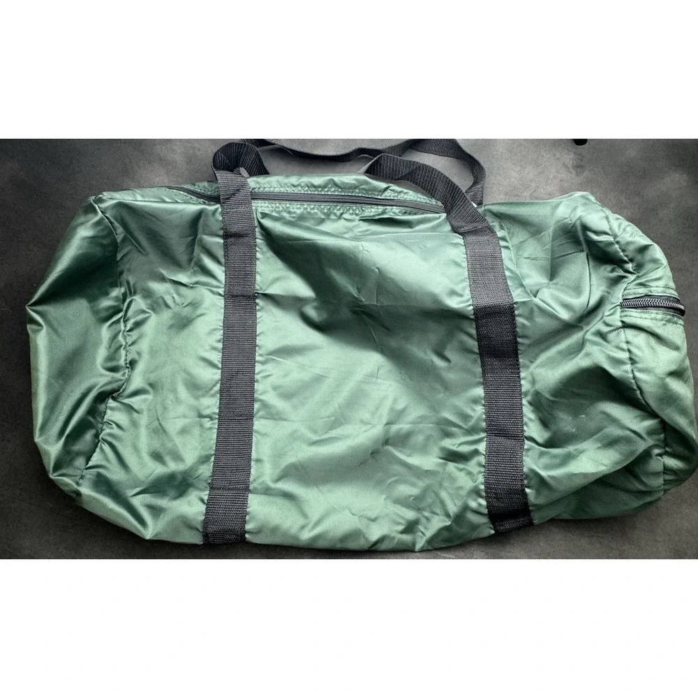 Vintage SIERRA CLUB Canvas Duffle Bags Forest‎ Green